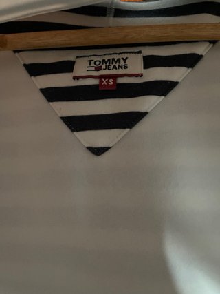 Sudadera corta Tommy Hilfiger rayas Talla M