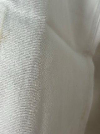 Pantalón vaquero blanco mujer flare