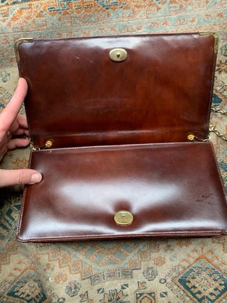 Bolso vintage piel cocodrilo