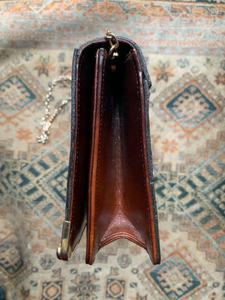 Bolso vintage piel cocodrilo