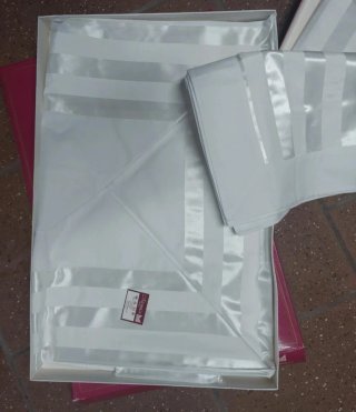 Sopra lenzuolo cotone raso bianco