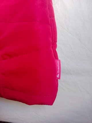 Chaqueta Acolchada Quechua Decathlon Mujer Fucsia