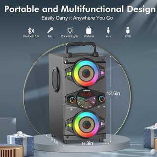 Altavoz Bluetooth 60W Karaoke NUEVO
