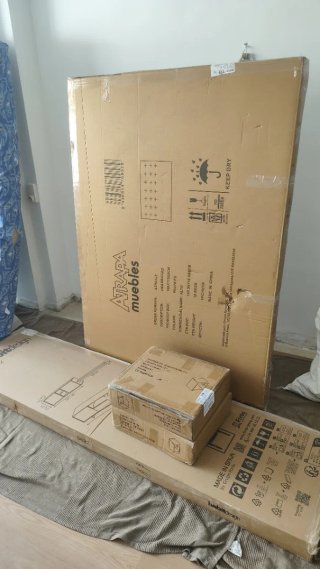 Mueble TV y estantería salón
