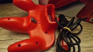 Mando Nintendo 64 Rojo Caja
