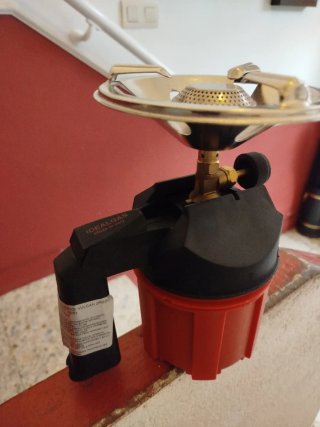 Hornillo y lampara Camping Gas Portátil