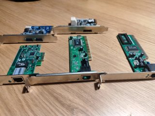 Pack 5x Tarjetas PCI y PCIe, Conceptronic, FPE...