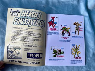 Album Cromos Facsimil Cropan Heroes Fantásticos