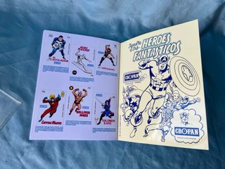Album Cromos Facsimil Cropan Heroes Fantásticos