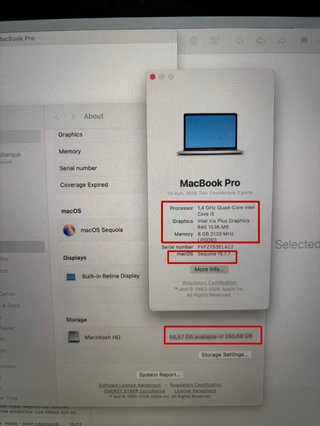MacBook Pro 13,3 2019 Plata