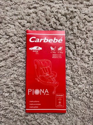 Silla coche Carbebé Piona Grupo 0/1/2/3 giratoria