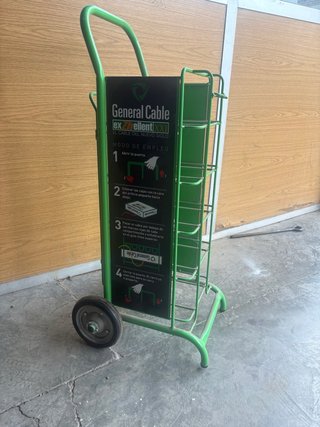 Carro para transportar cables eléctricos