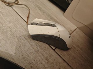 Ratón Gaming Blanco havic y negro mars gaming