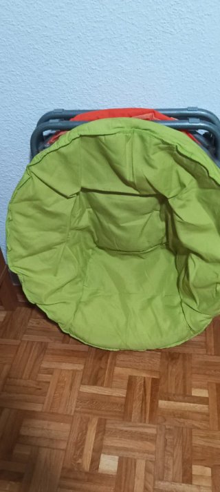 Silla plegable camping verde