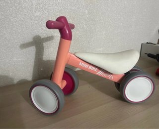 Correpasillos Mini Bike Rosa