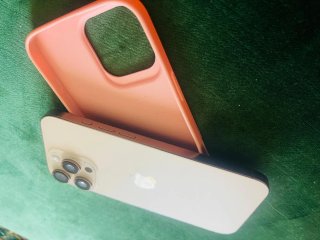 iPhone 16 Pro Max Dorado/Rosa