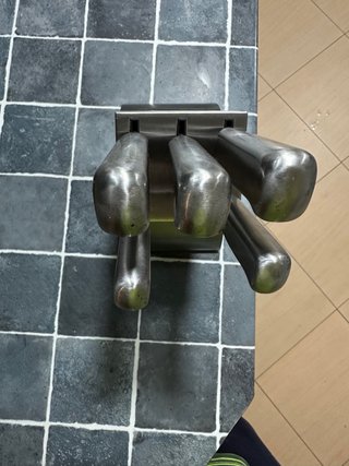 Set di 5 coltelli in acciaio inossidabile