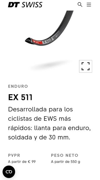 Llanta DT Swiss EX511 29