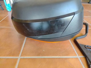 Baúl Trasero KTM Top Case junto soporte
