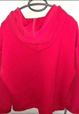 Sudadera Roja Stradivarius Talla L