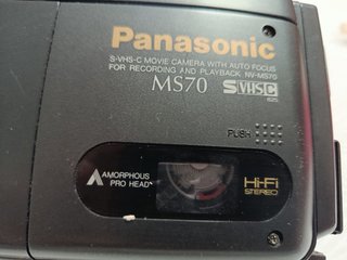 Videocámara Vintage Panasonic NV-MS70 S-VHS-C