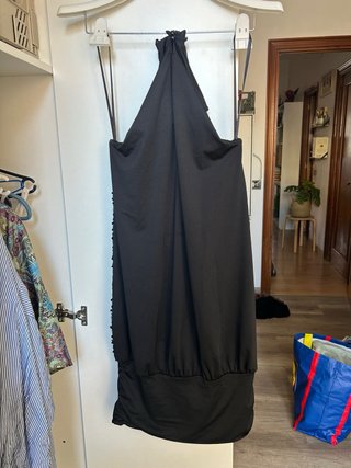Vestido negro lentejuelas