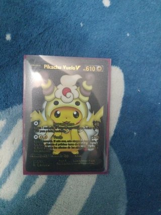 Cartas Pokémon Doradas Metal/Custom papel