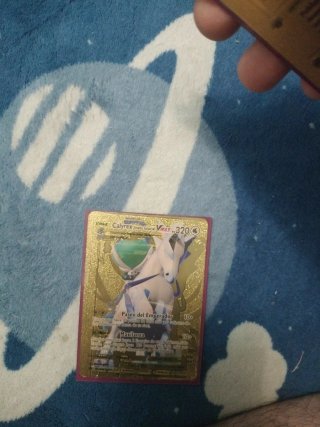 Cartas Pokémon Doradas Metal/Custom papel