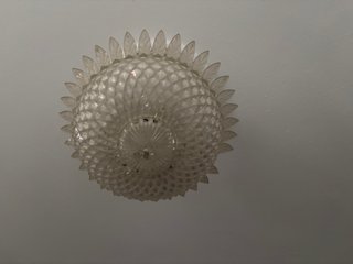 Lámparas de cristal soplado años 50