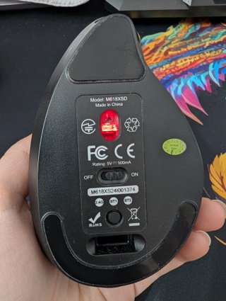 DELUX M618XSD – Mouse Ergonomico Verticale