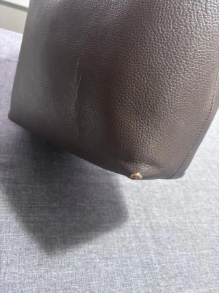 Borsa Patrizia Pepe Pelle Marrone Dettagli Oro