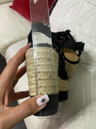 Castañer Plataforma Mujer Talla 40 Negro