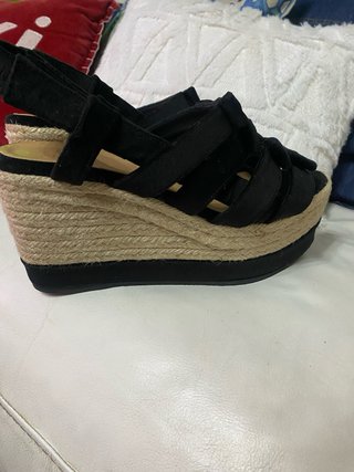 Castañer Plataforma Mujer Talla 40 Negro