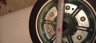 Rueda Jockey 60mm remolque caravana van