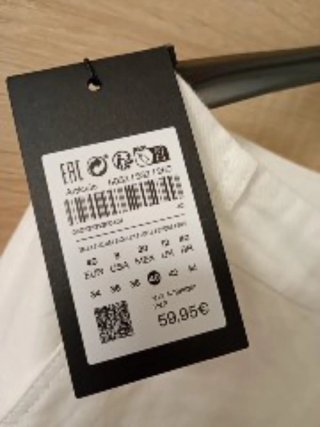 Pantalón Massimo Dutti Lino Talla 40 Blanco