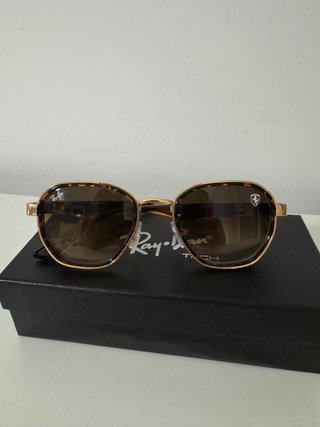Gafas Ray-Ban Marrones y Doradas