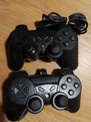2 Mandos USB Genéricos Negros