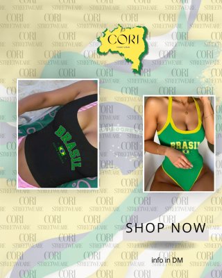 Maglia donna CORI Brasile verde/giallo taglia unic