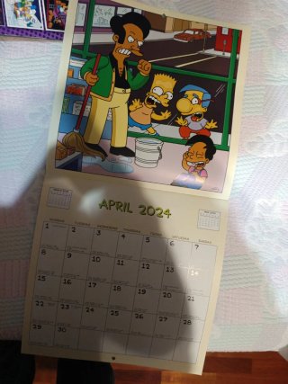 Calendario Los Simpsons 2024