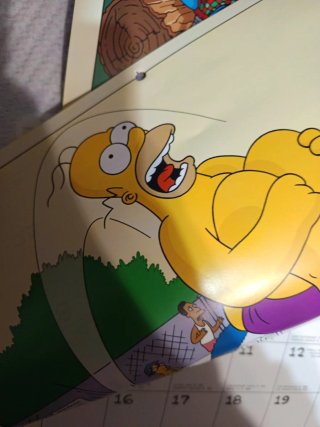 Calendario Los Simpsons 2024