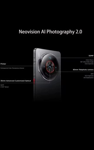 Nubia Z60S Pro Negro Nuevo