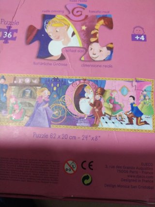 Puzzle Djeco Cenicienta +4 años 36 piezas