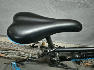 Bicicleta Rockrider 500 24 Azul y negro