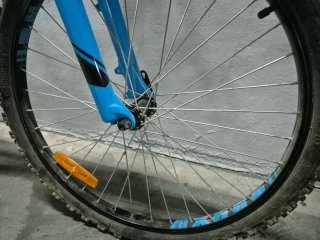 Bicicleta Rockrider 500 24 Azul y negro