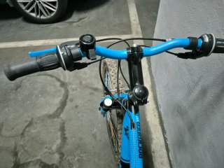 Bicicleta Rockrider 500 24 Azul y negro