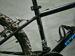 Bicicleta Rockrider 500 24 Azul y negro