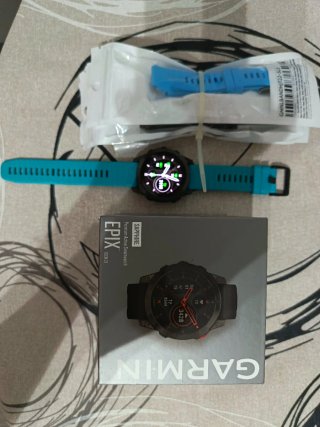 Reloj Garmin Negro y Azul