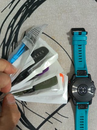 Reloj Garmin Negro y Azul