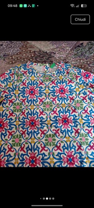 Vestito Benetton bimba 4/5 anni cotone