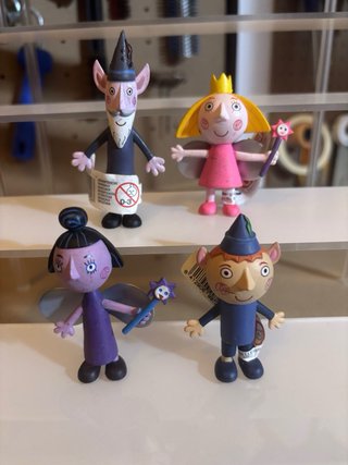Lote 4 Figuras PVC Ben y Holly Comansi